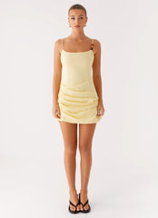 Adella Mini Dress - Yellow