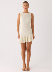 Adoria Mini Dress - Ivory