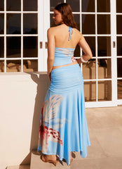 Bernie Halter Top - Deep Sea Bloom