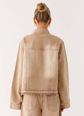 Khalil Denim Jacket - Tan