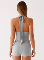 Roxy Mini Shorts - Grey