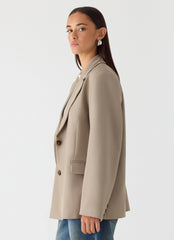 Sibel Blazer - Warm Grey