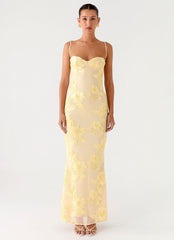 That Girl Maxi Dress - Lemon