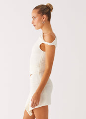 Alina Mini Dress - Ivory