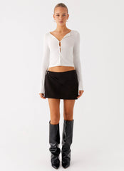 Aluna Mini Skirt - Black