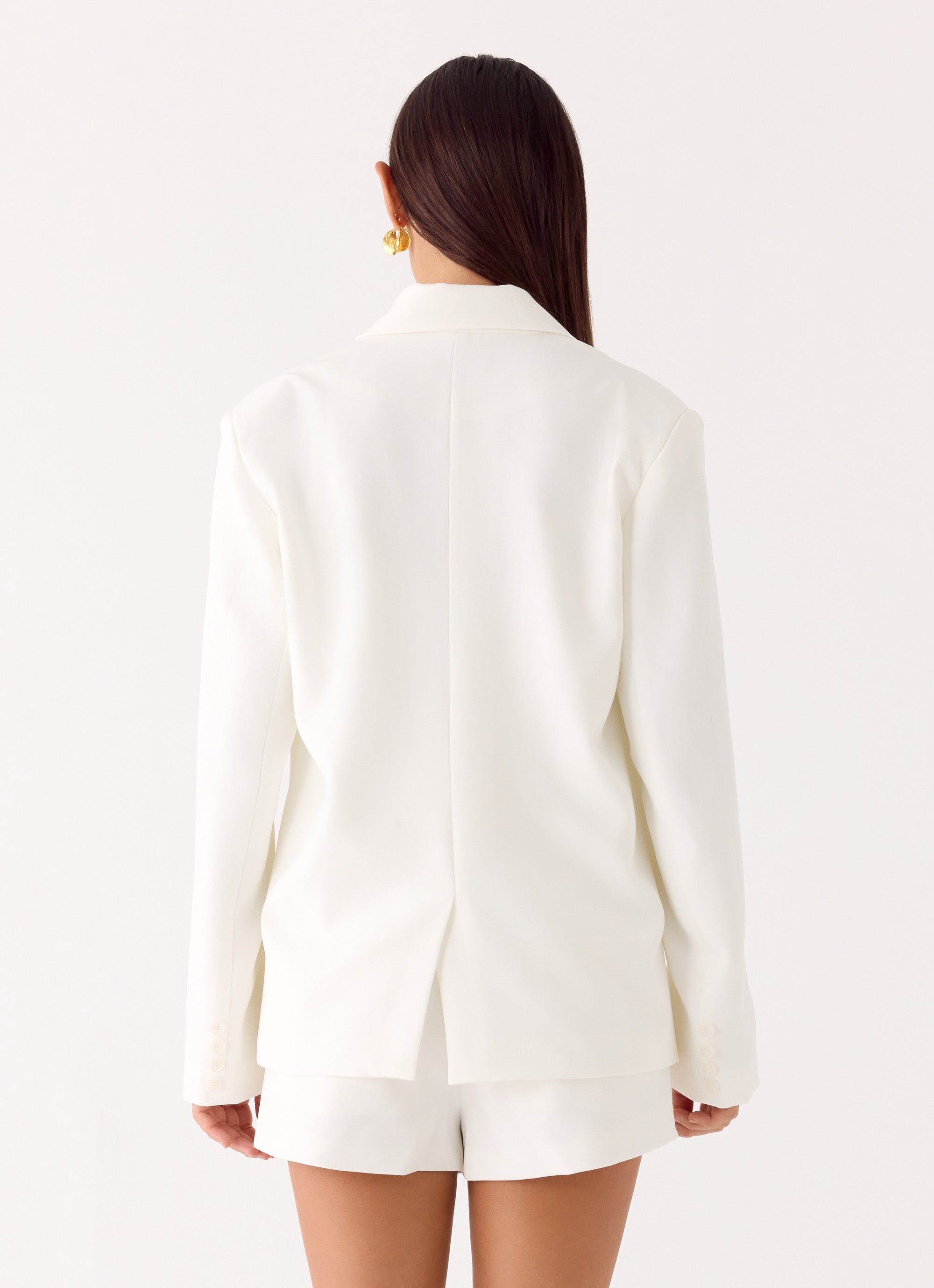 Asher Suiting Blazer - White