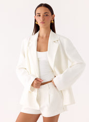 Asher Suiting Blazer - White
