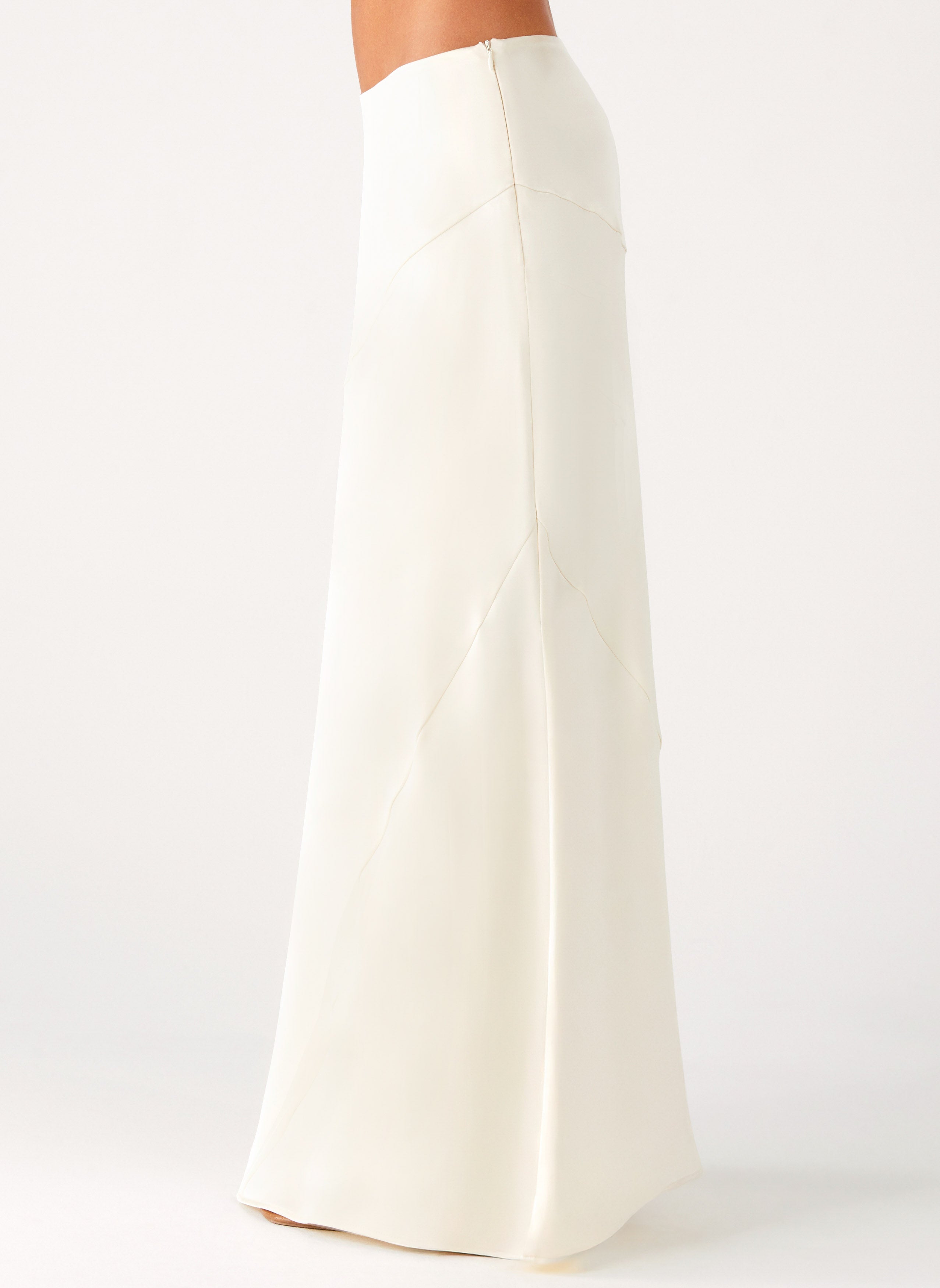 Chandra Maxi Skirt - Ivory