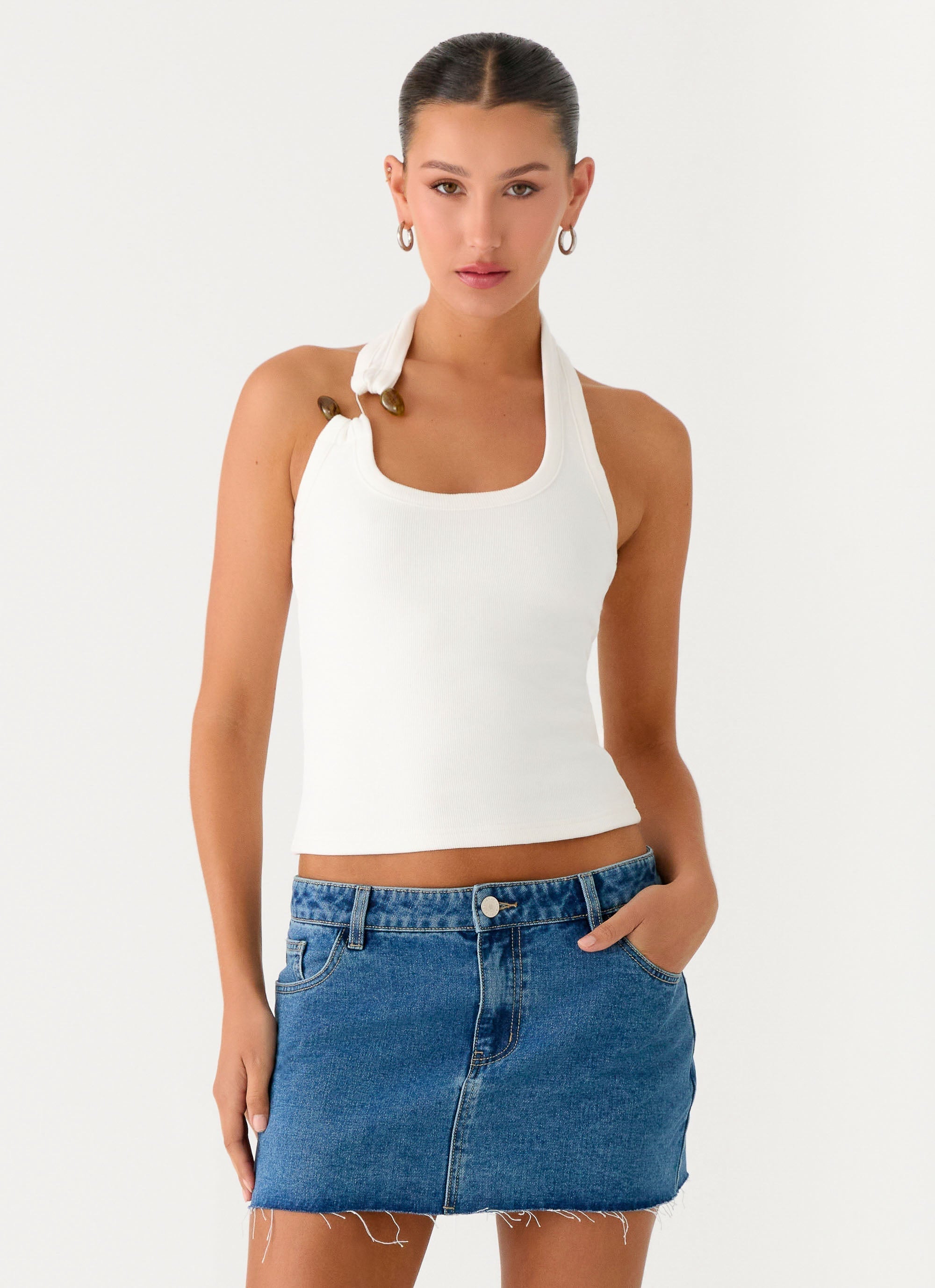 Cladena Top - White