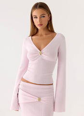 Colipso Long Sleeve Top - Pink