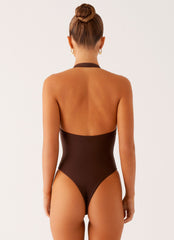Delia One Piece Swimsuit - Chocolate