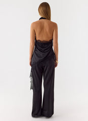 Emilee Cowl Top - Black