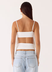 Final Touch Top - Ivory
