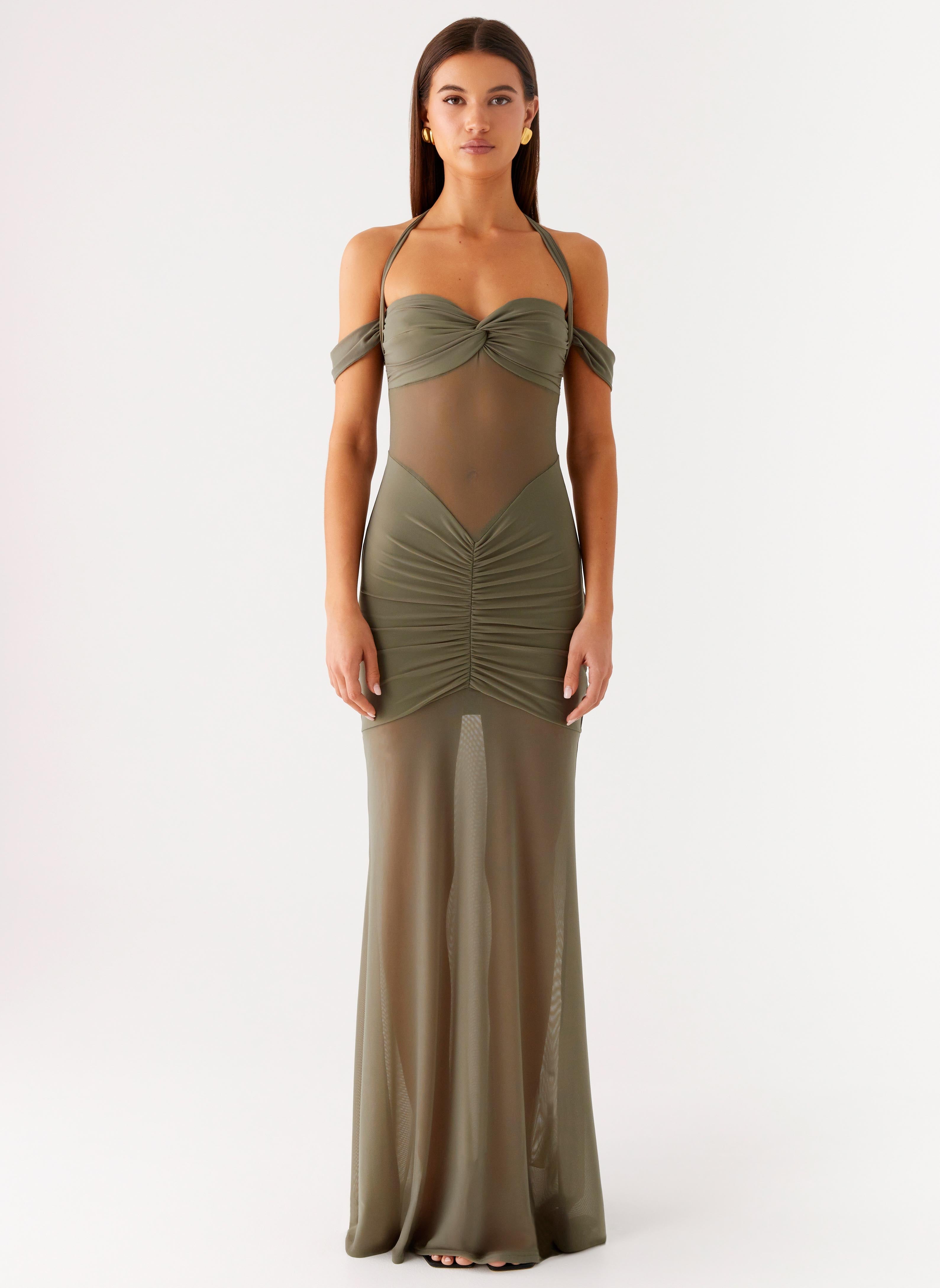 Ivy Lane Maxi Dress - Olive