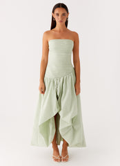 Misa Bubble Maxi Dress - Mint