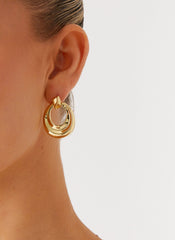 Movement Earrings - Gold