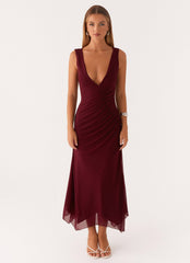 Murphy Maxi Dress - Deep Maroon