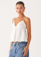 Obliviate Cami Top - White