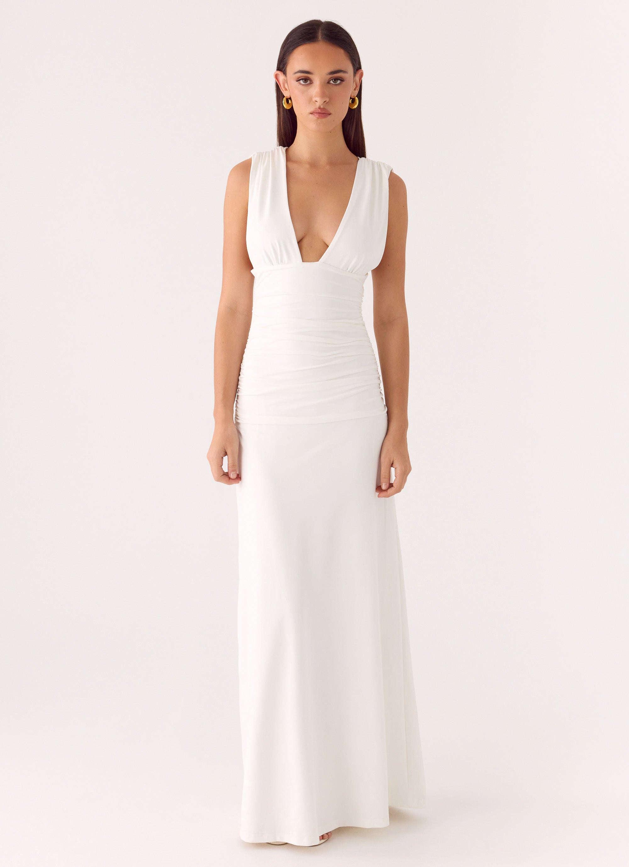 Options Maxi Dress - White