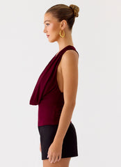 Oracle Top - Plum
