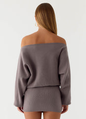 Ravyn Mini Dress - Grey