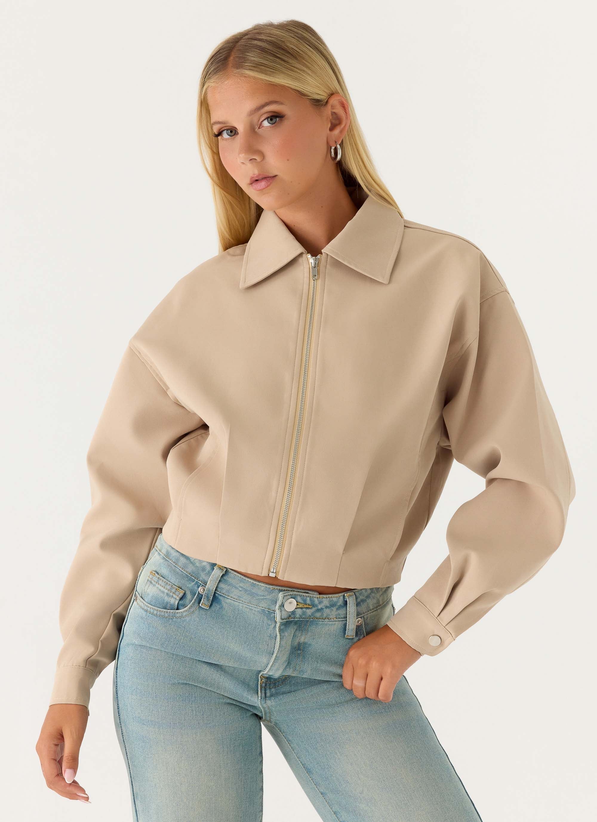 Ready To Go Jacket - Beige