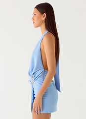 Right Now Mini Dress - Periwinkle