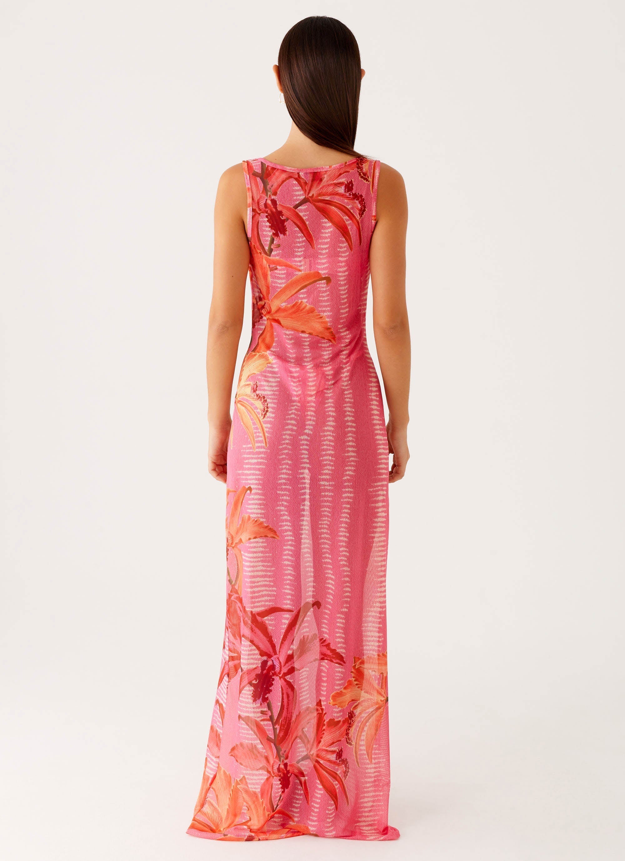 Sorella Maxi Dress - Tropical Pink Print