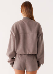 Thats Chill Bomber Jacket - Grey