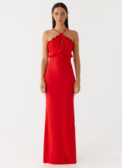 Trieste Maxi Dress - Red