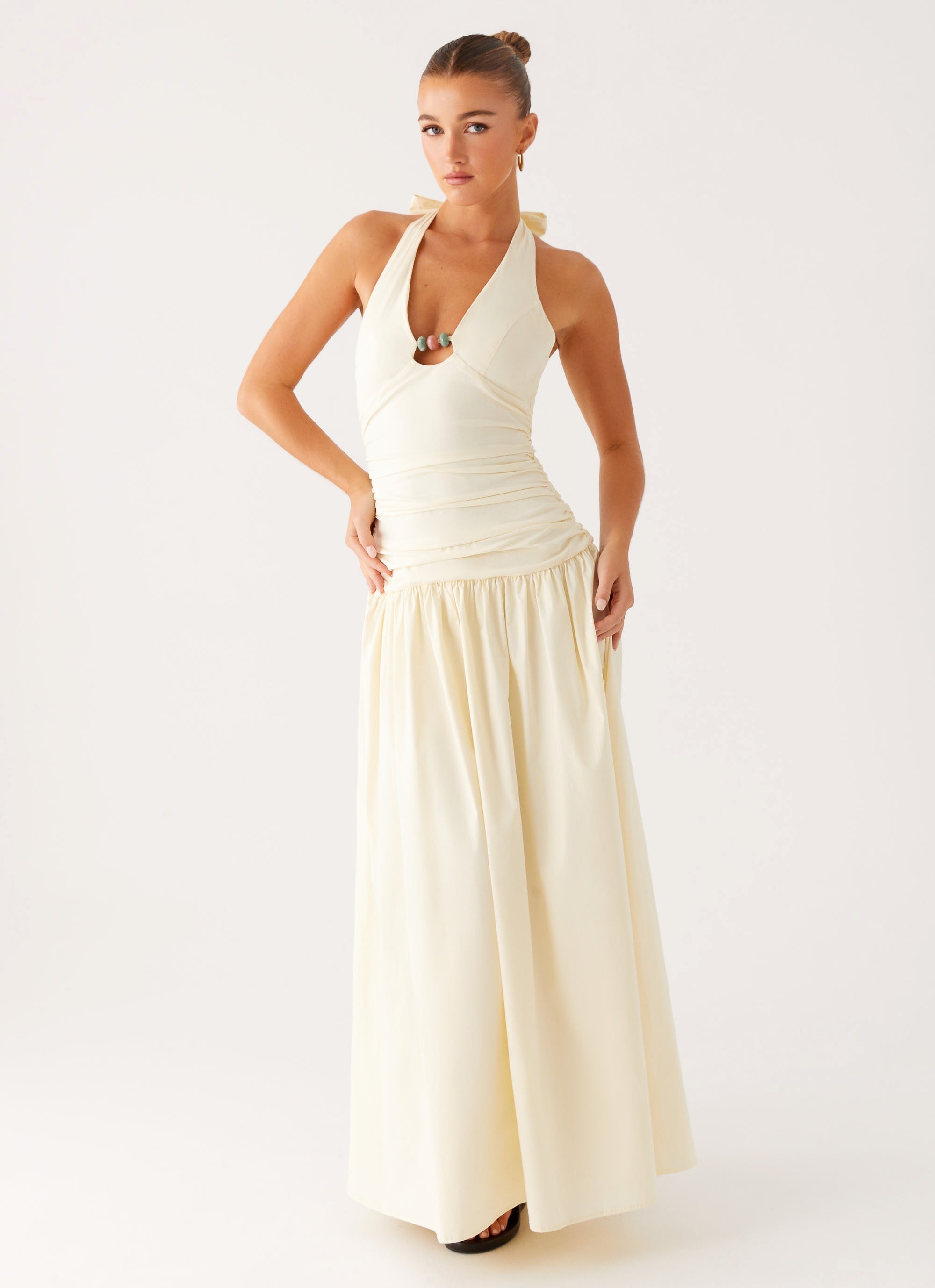 Val Maxi Dress - Lemon