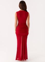 Worldwide Maxi Dress - Raspberry